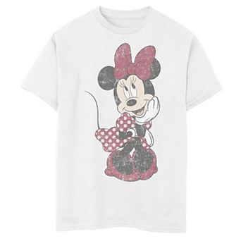 Disney's Mickey Mouse & Friends Boys 8-20 Minnie Mouse Shy Vintage Graphic Tee