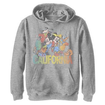 Disney's Mickey Mouse & Friends Boys 8-20 California Group Shot Graphic Fleece Hoodie