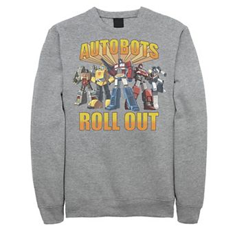 Men's Transformers Group Shot Autobots Roll Out Sweatshirt