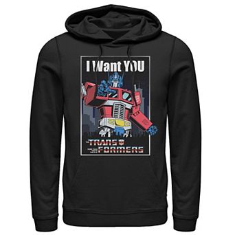 Men's Transformers Optimus Prime I Want You Hoodie