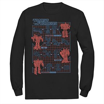 Men's Transformers How To Transform Schematic Tee