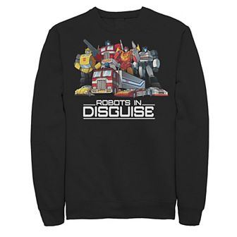 Men's Transformers Group Shots Robots In Disguise Sweatshirt