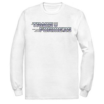 Men's Transformers Purple Gradient Logo Tee