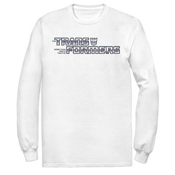 Men's Transformers Purple Gradient Logo Tee