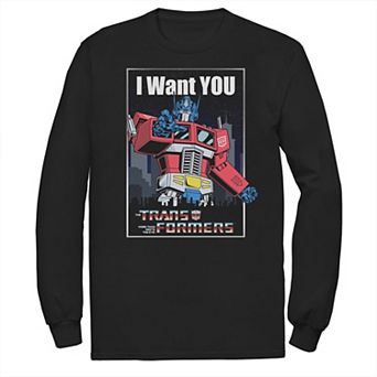 Men's Transformers Optimus Prime I Want You Tee