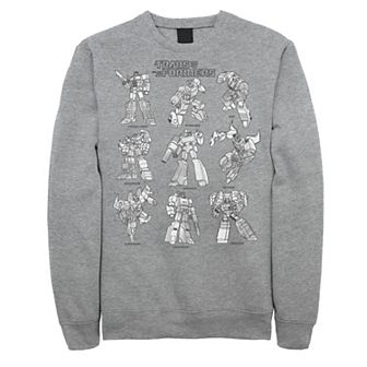 Men's Transformers Sketches Stack Sweatshirt