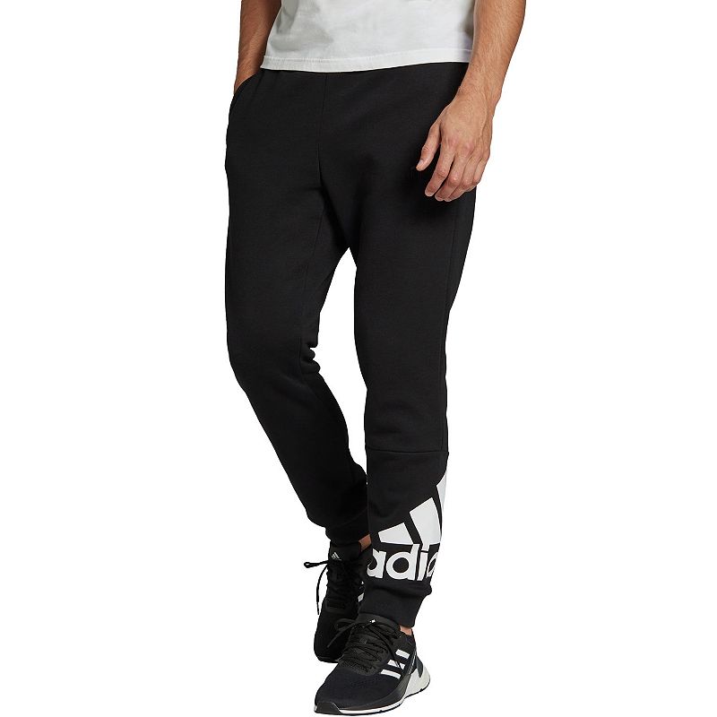Big & Tall adidas Big Logo Fleece Pants, Mens, Size: 4XL, Black