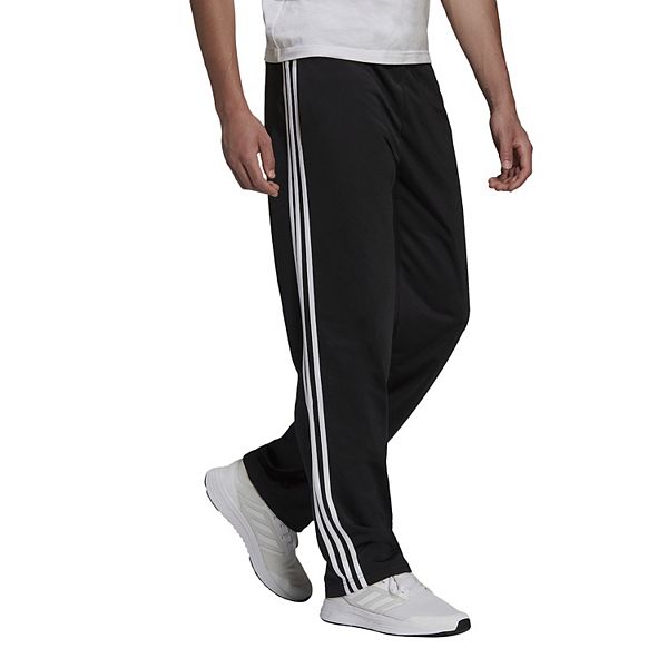  adidas mens 3-Stripes Pants Black/Black X-Large/Long