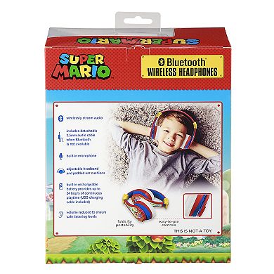 eKids Super Mario Bluetooth Wireless Headphone