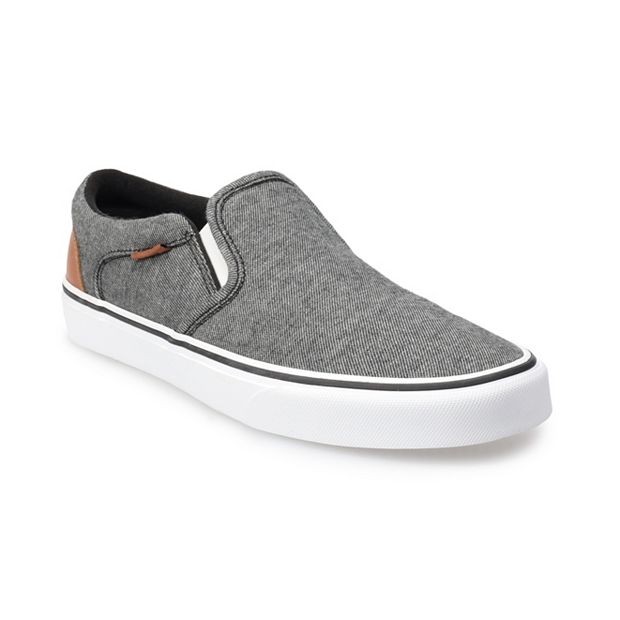 Vans white slip ons hot sale kohls