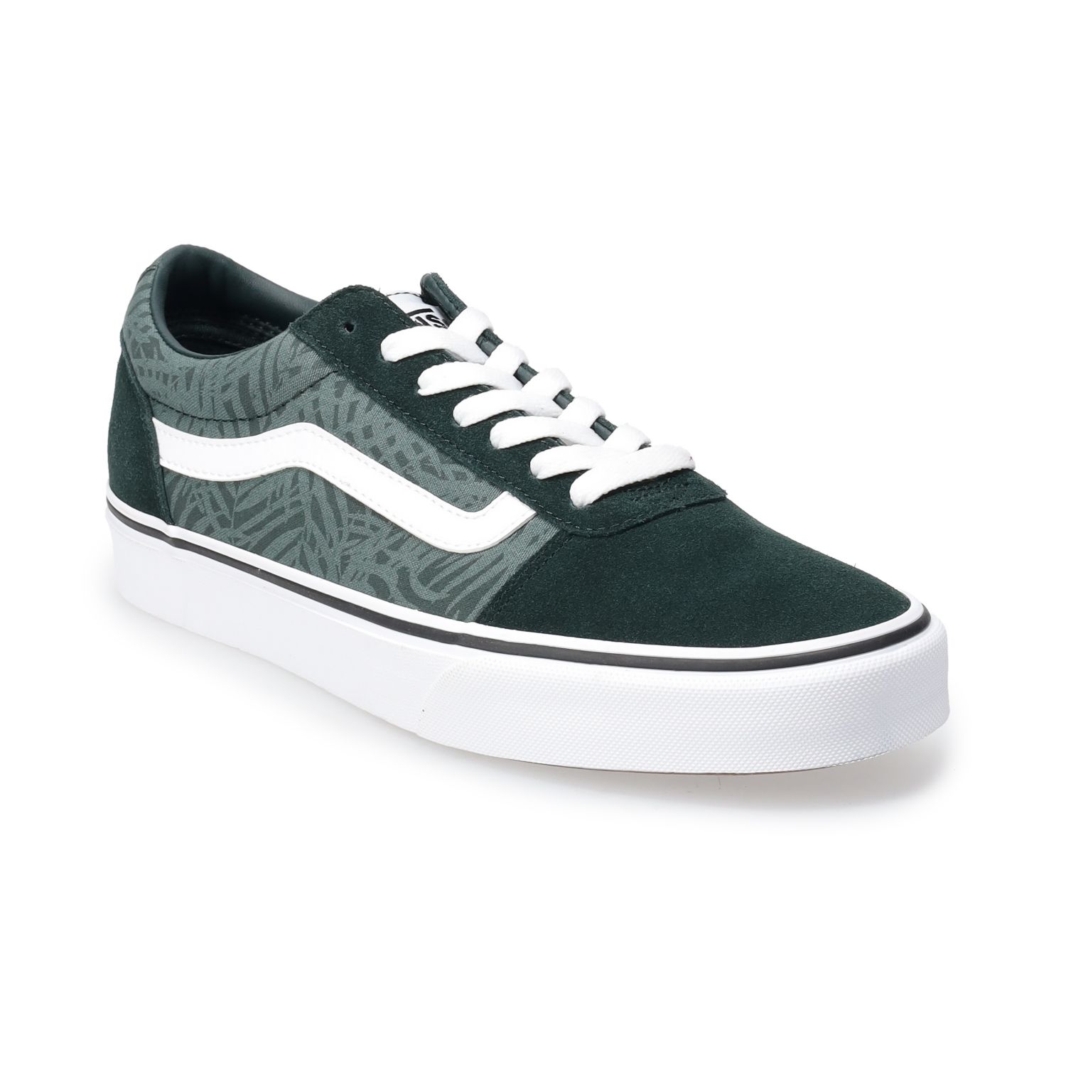 vans old skool black duck green