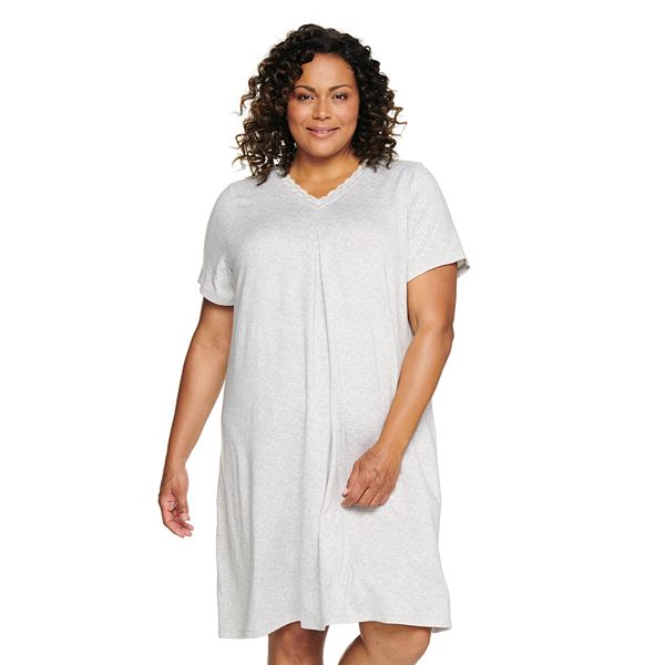 Plus Size Croft & Barrow® Short Sleeve Nightgown