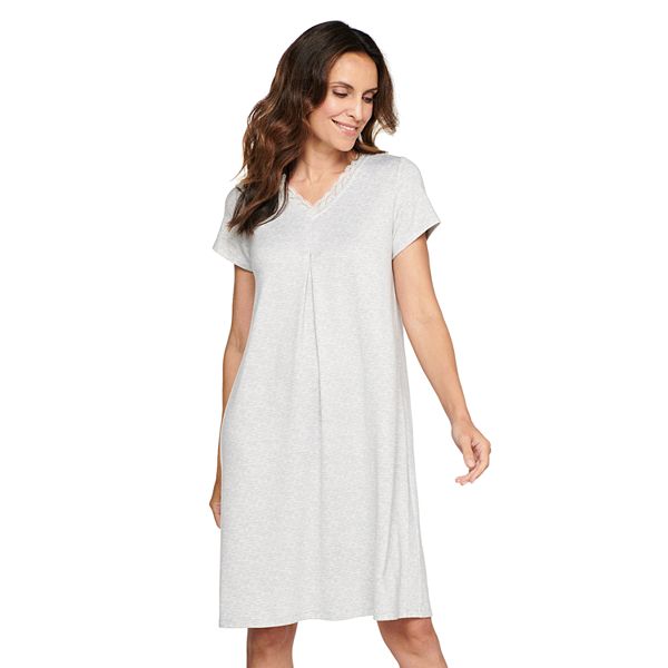 Petite Croft & Barrow® Short Sleeve Nightgown