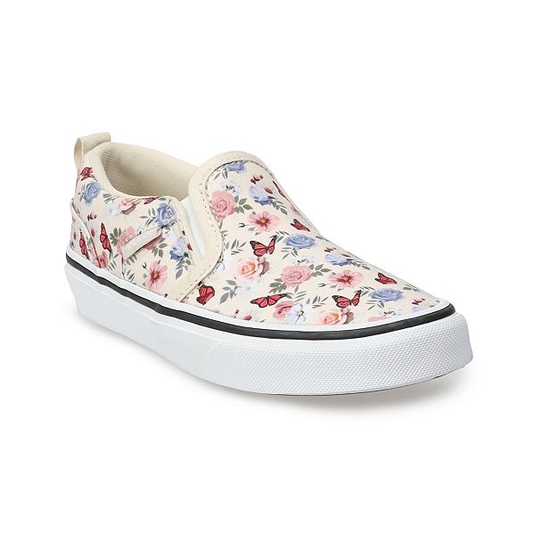 Vans® Asher Butterfly Girls' Slip-On Shoes