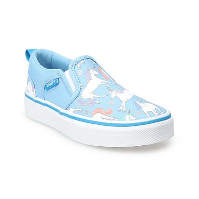 Vans Asher Girls Unicorn Slip On Shoes