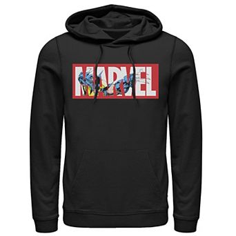 Men's Marvel X-Men Wolverine Logo Fill Hoodie