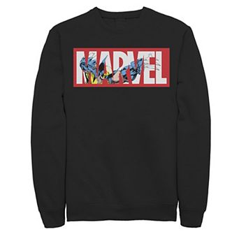 Men's Marvel X-Men Wolverine Logo Fill Sweatshirt