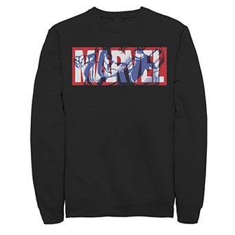 Men's Marvel Captain Marvel Logo Fill Sweatshirt