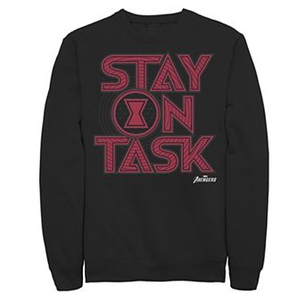 Men's Marvel Avengers Black Widow Stay On Task Sweatshirt