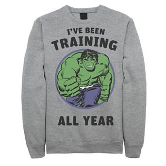Men's Marvel Avengers Hulk I've Been Training All Year Sweatshirt