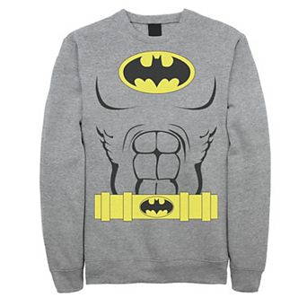Men's DC Comics Batman Costume Outline Sweatshirt