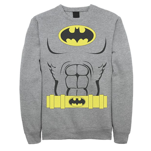 Batman Men s Costume Graphic Crew Fleece Medium Cotton