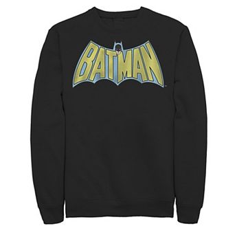 Men's DC Comics Batman Vintage Bold Text Logo Sweatshirt