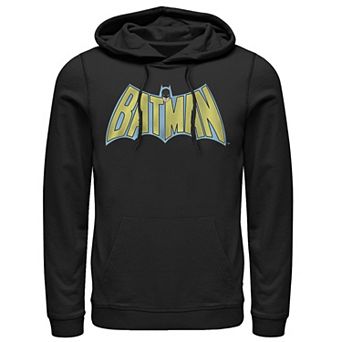 Men's DC Comics Batman Vintage Bold Text Logo Hoodie