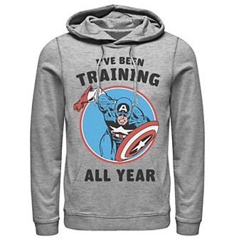 Men's Marvel Avengers Captain America I've Been Training All Year Hoodie