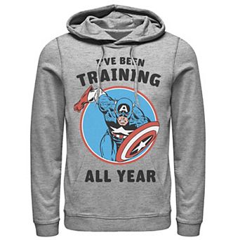 Men's Marvel Avengers Captain America I've Been Training All Year Hoodie