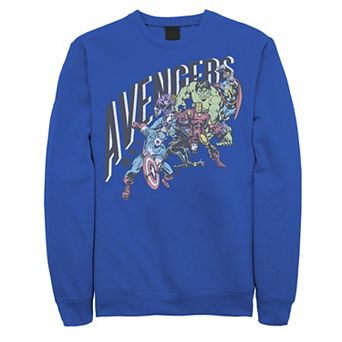 Men's Marvel Avengers Ready For Action Group Shot Sweatshirt