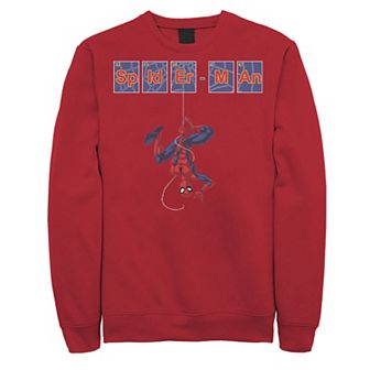 Men's Marvel Spider-Man Periodic Element Tiles Sweatshirt