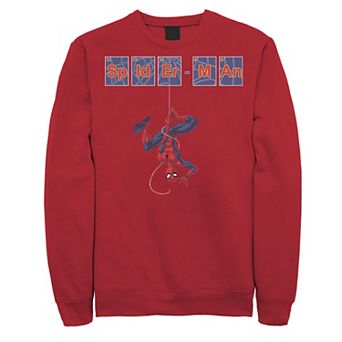 Men's Marvel Spider-Man Periodic Element Tiles Sweatshirt
