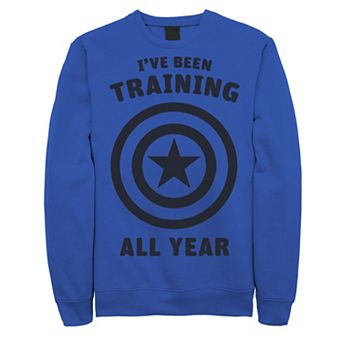 Men's Marvel Avengers Captain America Training All Year Logo Sweatshirt