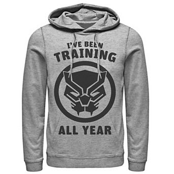 Men's Marvel Avengers Black Panther Training All Year Logo Hoodie