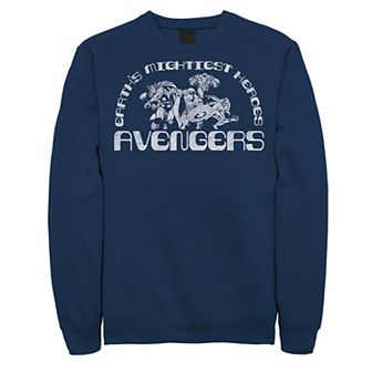 Men's Marvel Avengers Classic Earth's Mightiest Heroes Retro Sweatshirt