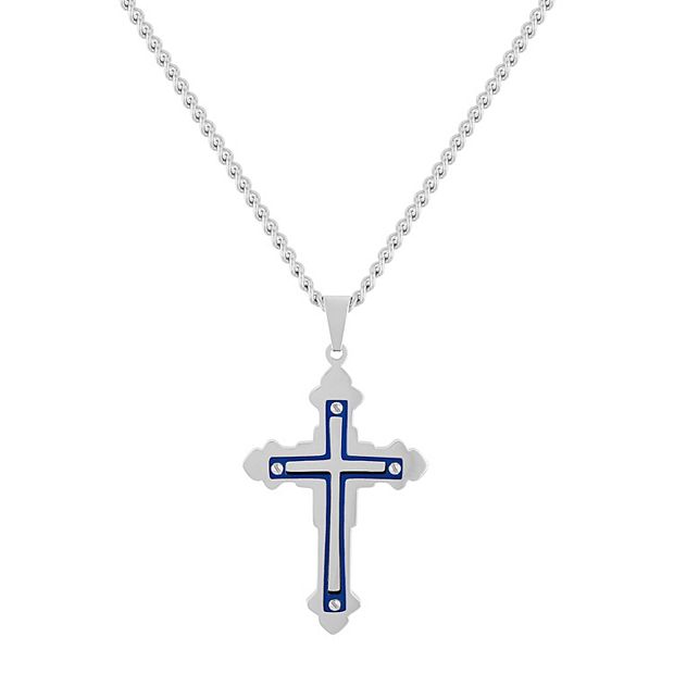 Kohls cross deals necklace mens