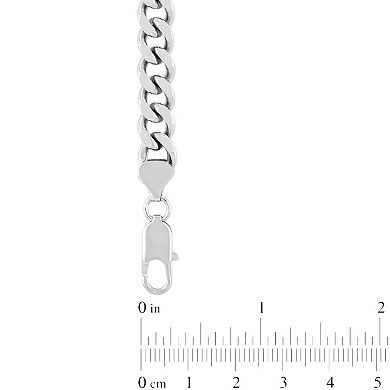 Steel Nation Men's Stainless Steel Curb Link Chain Necklace