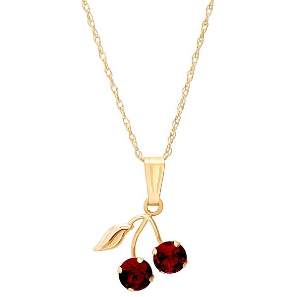 Kohls deals ruby necklace