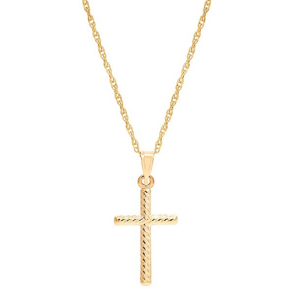 Kohl's hot sale crucifix necklace