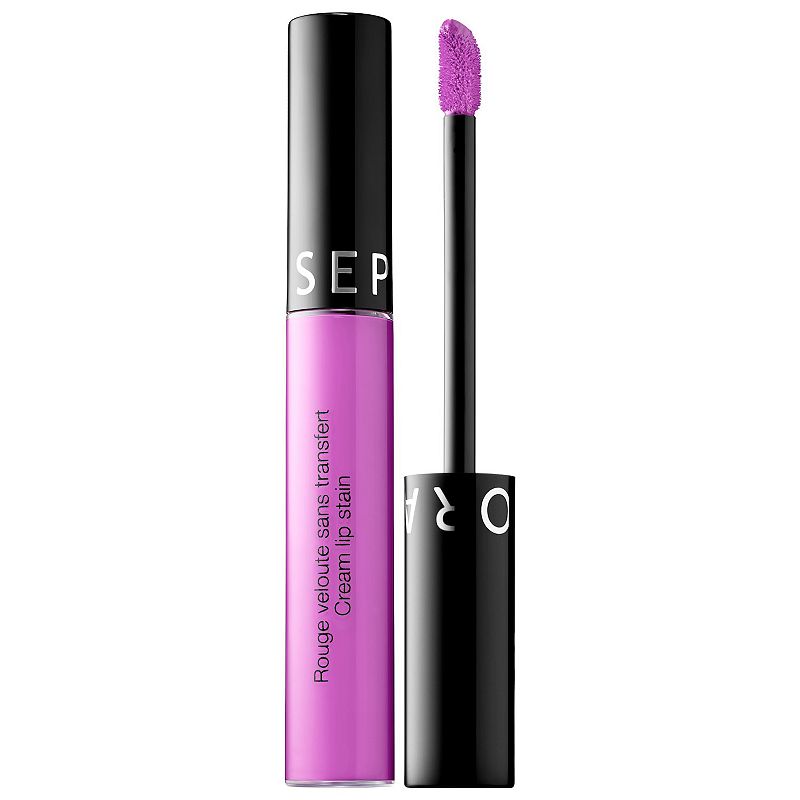 Cream Lip Stain Liquid Lipstick, Size: .169 FL Oz, Purple