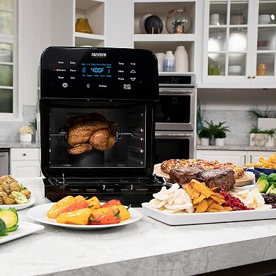 NuWave Brio 15.5-qt. Air Fryer Oven with Rotisserie As Seen on TV