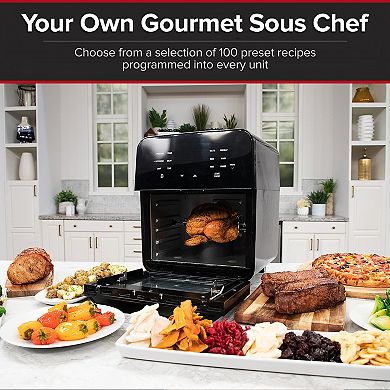 NuWave Brio 15.5-qt. Air Fryer Oven with Rotisserie As Seen on TV