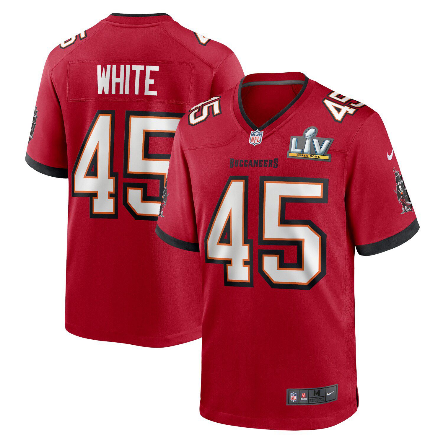 tampa bay buccaneers white super bowl jersey