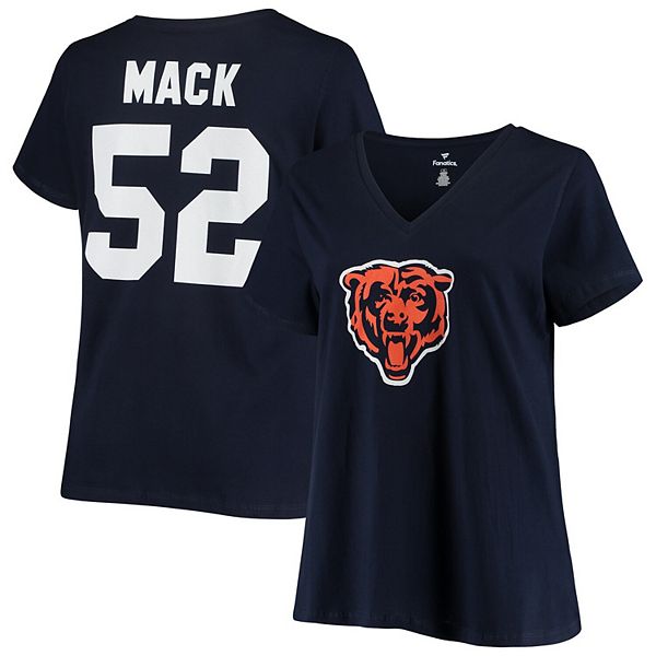 Men's Fanatics Branded Khalil Mack Navy Chicago Bears Player Jersey 