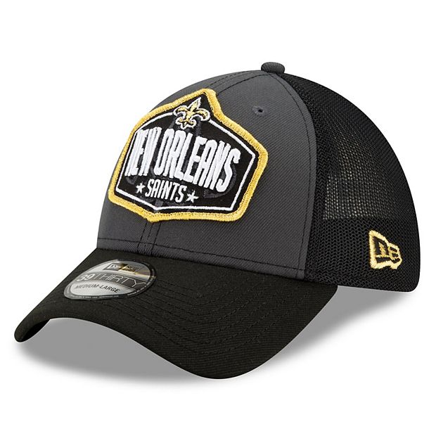 NWS New Orleans Saints New Era 39thirty 2021 Draft Hat S/M NFL