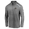 Men's Fanatics Branded Heathered Gray Philadelphia Flyers Special Edition Quarter-Zip Jacket