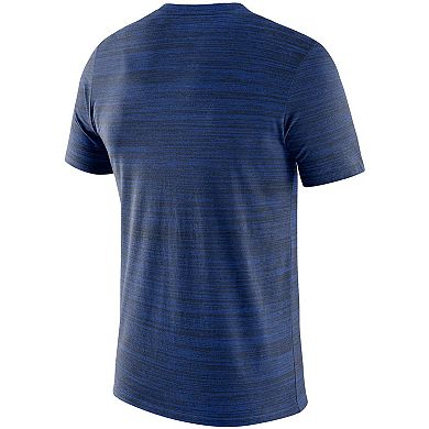 Men's Nike Royal Kentucky Wildcats Big & Tall Historic Logo Velocity Space Dye T-Shirt