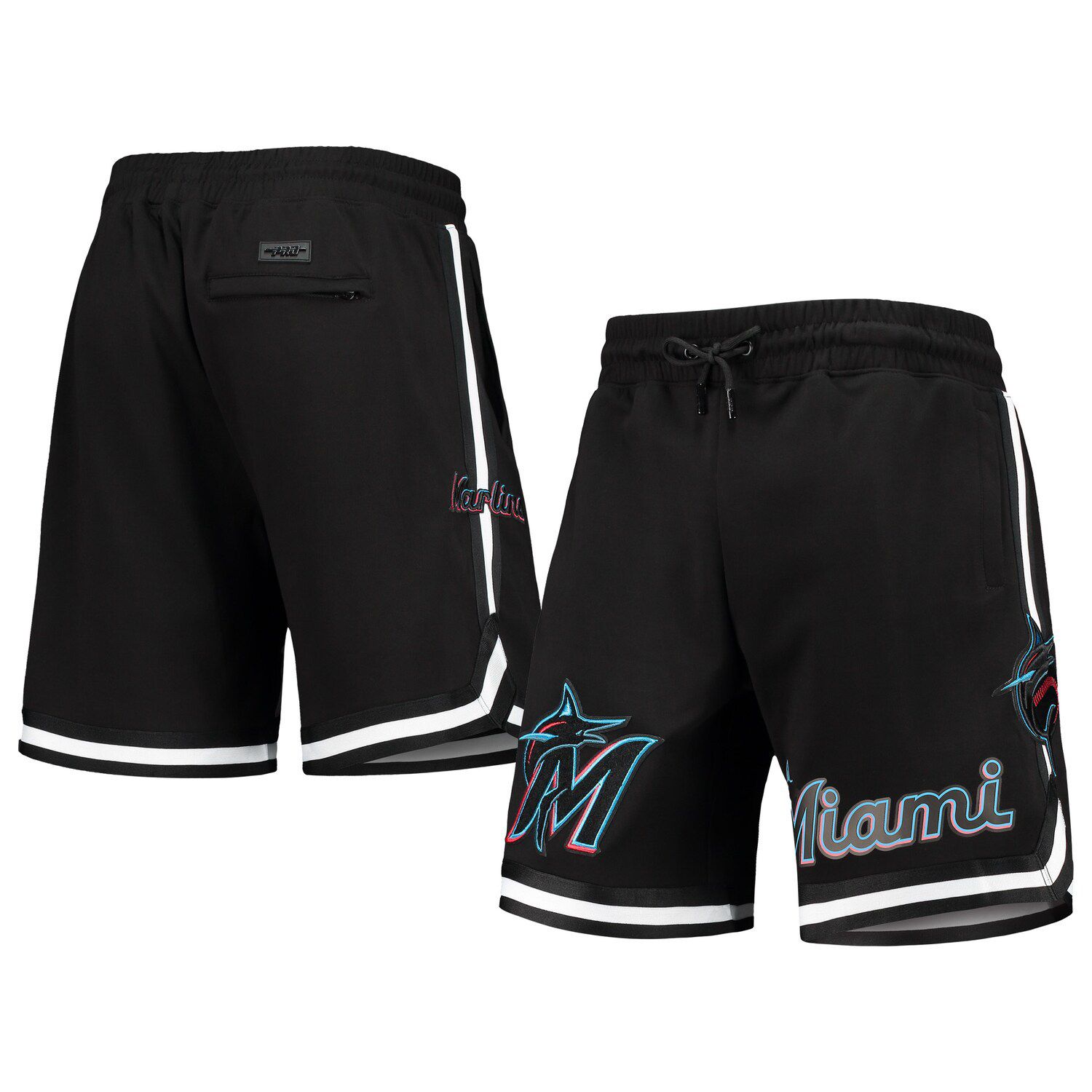 Image for Unbranded Men's Pro Standard Black Miami Marlins Team Shorts at Kohl's.