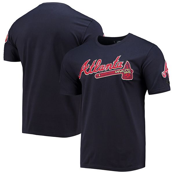 Men's Pro Standard Navy Atlanta Braves Team Logo T-Shirt